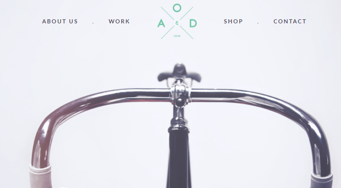 Bicycle landing page