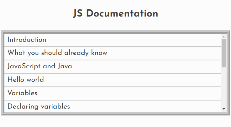 Tech documentation